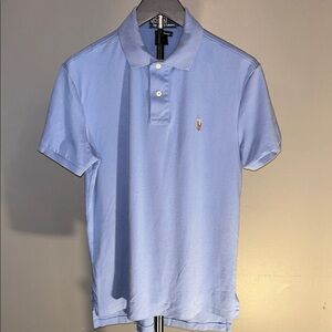 Ralph Lauren Men’s Light Blue Polo with Embroidered Pony